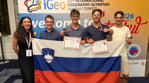 Jan Luka Fatur z medaljo na geografski olimpijadi
