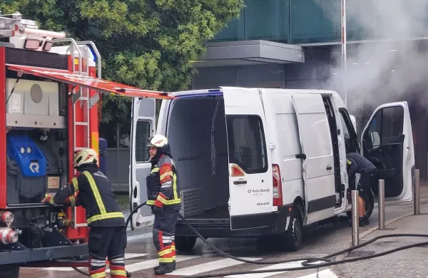 Nova Gorica požar kombi