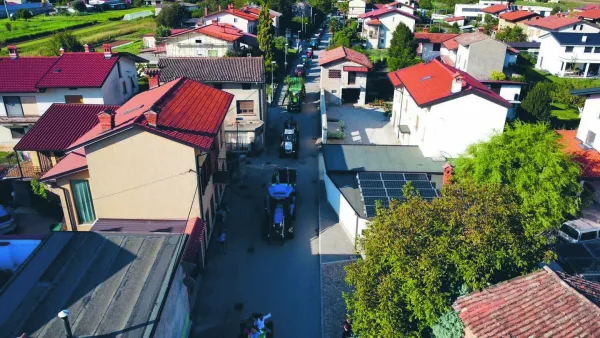 Traktorji so zasedli Bilje