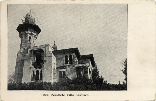 La&scaron;čakova vila med prvo svetovno vojno