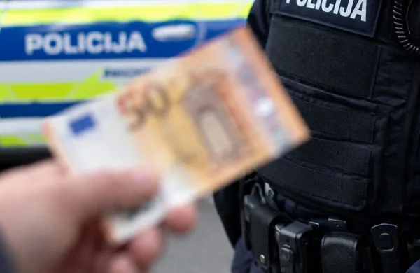 Prevažal sumljiv tovor in policistom ponujal denar