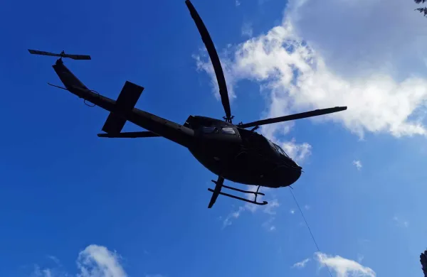 posredovanje voja&scaron;kega helikopterja, gore nesreče