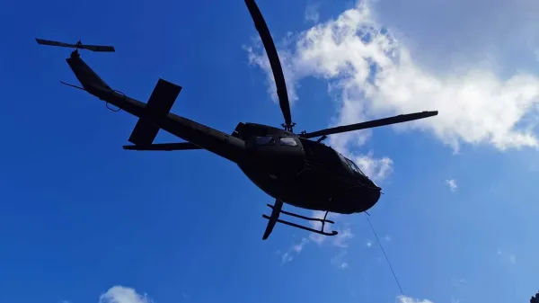 posredovanje voja&scaron;kega helikopterja, gore nesreče