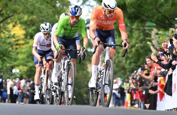 27-09-2026 World Championships Elite 2026, Alpecin - Premier Tech 2026, Red Bull - Bora Hansgrohe Van Der Poel, Mathieu Roglic, Primoz Montreal,Image: 1138768132, License: Rights-managed, Restrictions: PUBLICATIONxNOTxINxITAxFRAxNED, Model Release: no, Credit line: Fotoreporter Sirotti Stefano/imago sportfotodienst/Profimedia