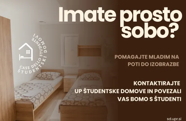 Večje &scaron;tevilo &scaron;tudentov i&scaron;če namestitve predvsem v Kopru in Izoli