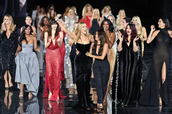 Canadian singer Celine Dion performs after the runway of l'Oreal Paris for the Women's Spring/Summer 2027 collection fashion during the Paris Fashion Week, on September 28, 2026.PFW - Celine Dion at LOreal Runway in Paris FA, France - 28 Sep 2026,Image: 1138964675, License: Rights-managed, Restrictions:, Model Release: no, Credit line: Firas/ABACA/Shutterstock Editorial/Profimedia