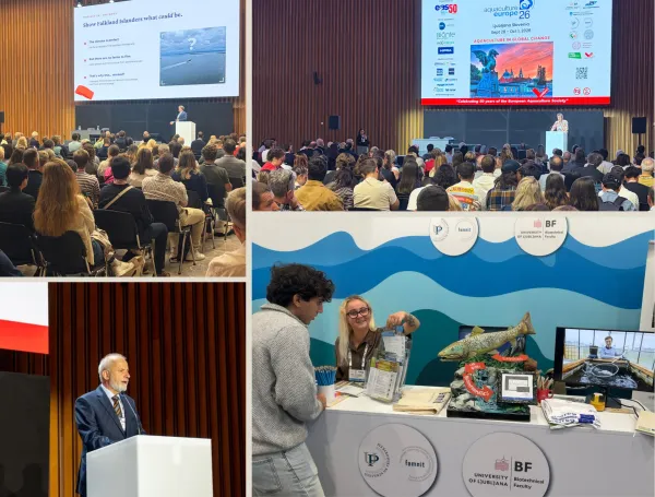 UP FAMNIT na konferenci Aquaculture Europe 2026