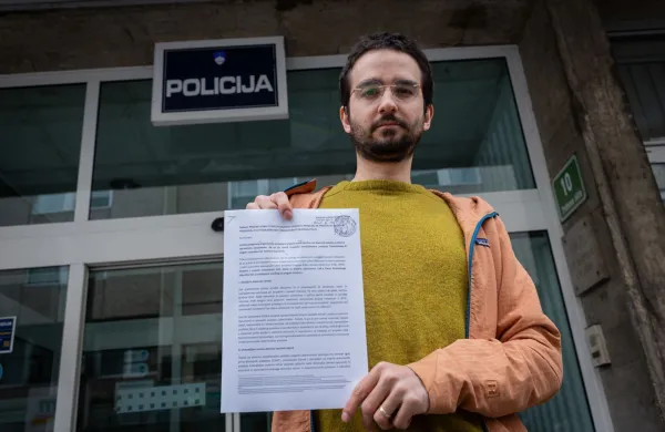 Predstavnik Mladih za podnebno pravičnost Izidor Ostan Ožbolt je prepričan, da so v Sloveniji zbirali podatke o več posameznikih.