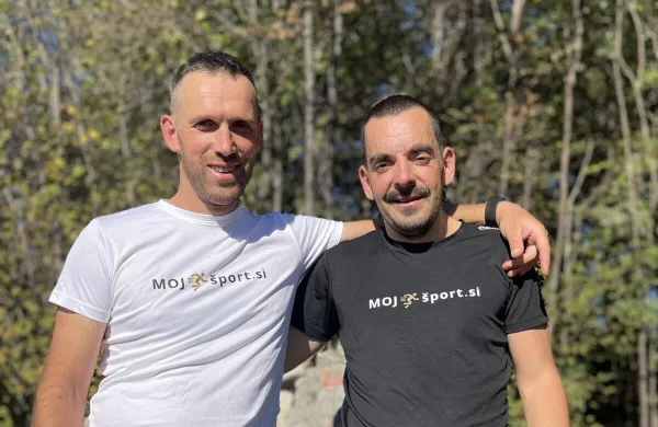 Erik Rolih in Marko Žužek sta čez vikend ptrehodila skupno večk kot 90 kilometrov in premegala več kot 9000 metrov vi&scaron;inske razlike,.