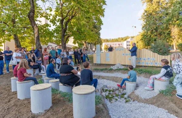 V Ilirski Bistrici zaživel poučni park s sedmimi interpretacijskimi postajami na prostem