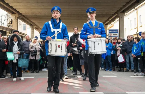 Orkester GONG je bil v času GO! 2025 eden od bolj prepoznavnih simbolov čezmejnega sodelovanja.