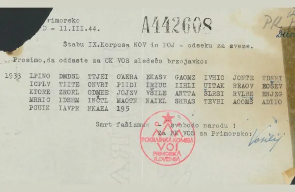 Raziskovalna skupina prof. Tomaža Pisanskega razvozlala več kot 80 let staro brzojavko