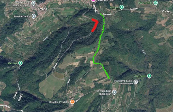Zaradi del bo predvidoma do 23. decembra popolna zapora ceste &Scaron;marje&ndash;Puče. 