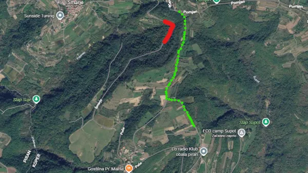 Zaradi del bo predvidoma do 23. decembra popolna zapora ceste &Scaron;marje&ndash;Puče. 