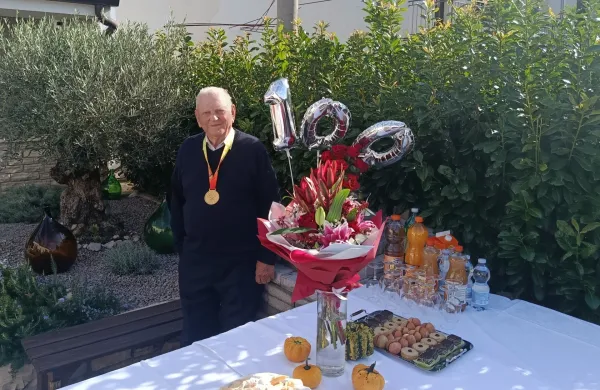 Kljub 100 letom je nono Cvetko v odlični formi