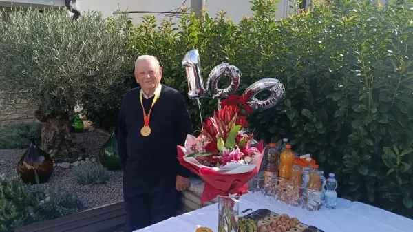 Kljub 100 letom je nono Cvetko v odlični formi