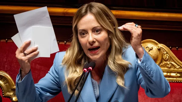 Italijanska premierka Giorgia Meloni