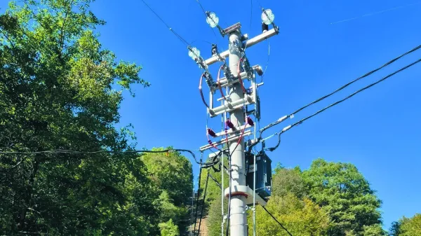 Konec težav z elektriko v vaseh na pobočju Liga nad Kanalom