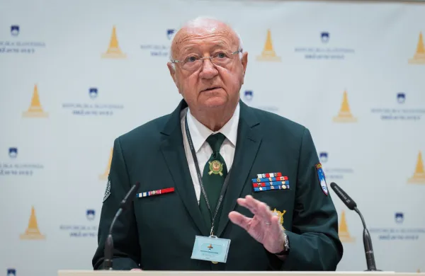Predsednik Zveze veteranov vojne za Slovenijo Ladislav Lipič