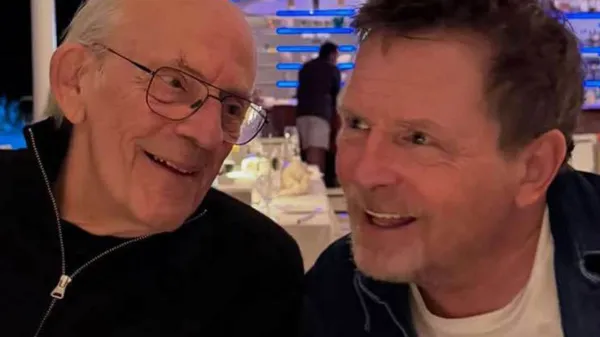 Michael J. Fox in Christopher Lloyd navdu&scaron;ila s ponovnim srečanjem