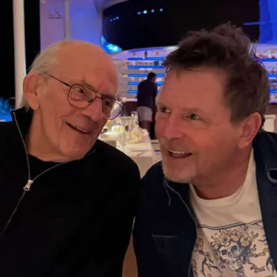 Michael J. Fox in Christopher Lloyd navdu&scaron;ila s ponovnim srečanjem