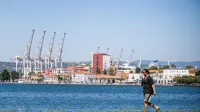 Koper.Soncen dan v Kopru.