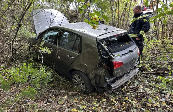 Črnogorca zaneslo s ceste