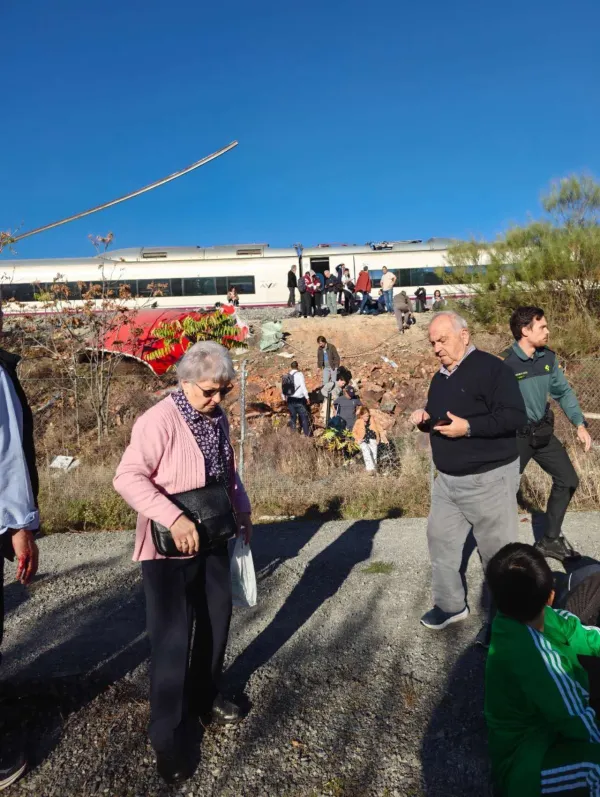 Prizorisce nesrece dveh hitrih vlakov v provinci Toledo v Spaniji.
